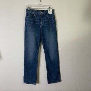 Madewell womens blue cotton 90s straight jeans 29 NWT